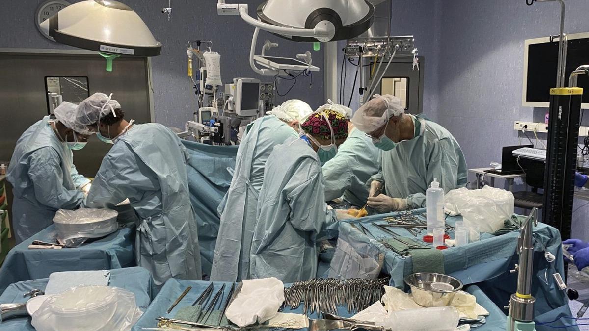 Un quirófano de un hospital español.