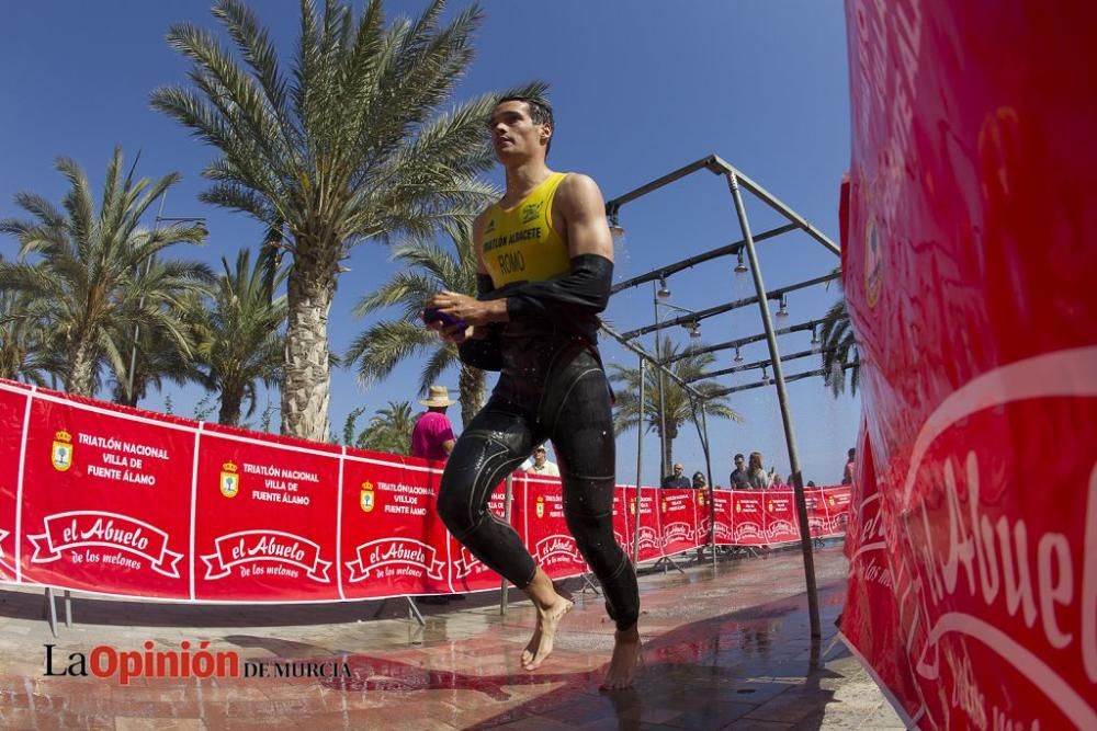 Salida del Triatlón Villa de Fuente Álamo