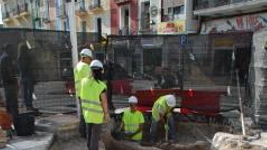 Trabajos de excavación en La Vila