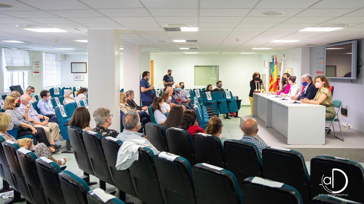 Un momento del acto celebrado en la Casa de la Festa