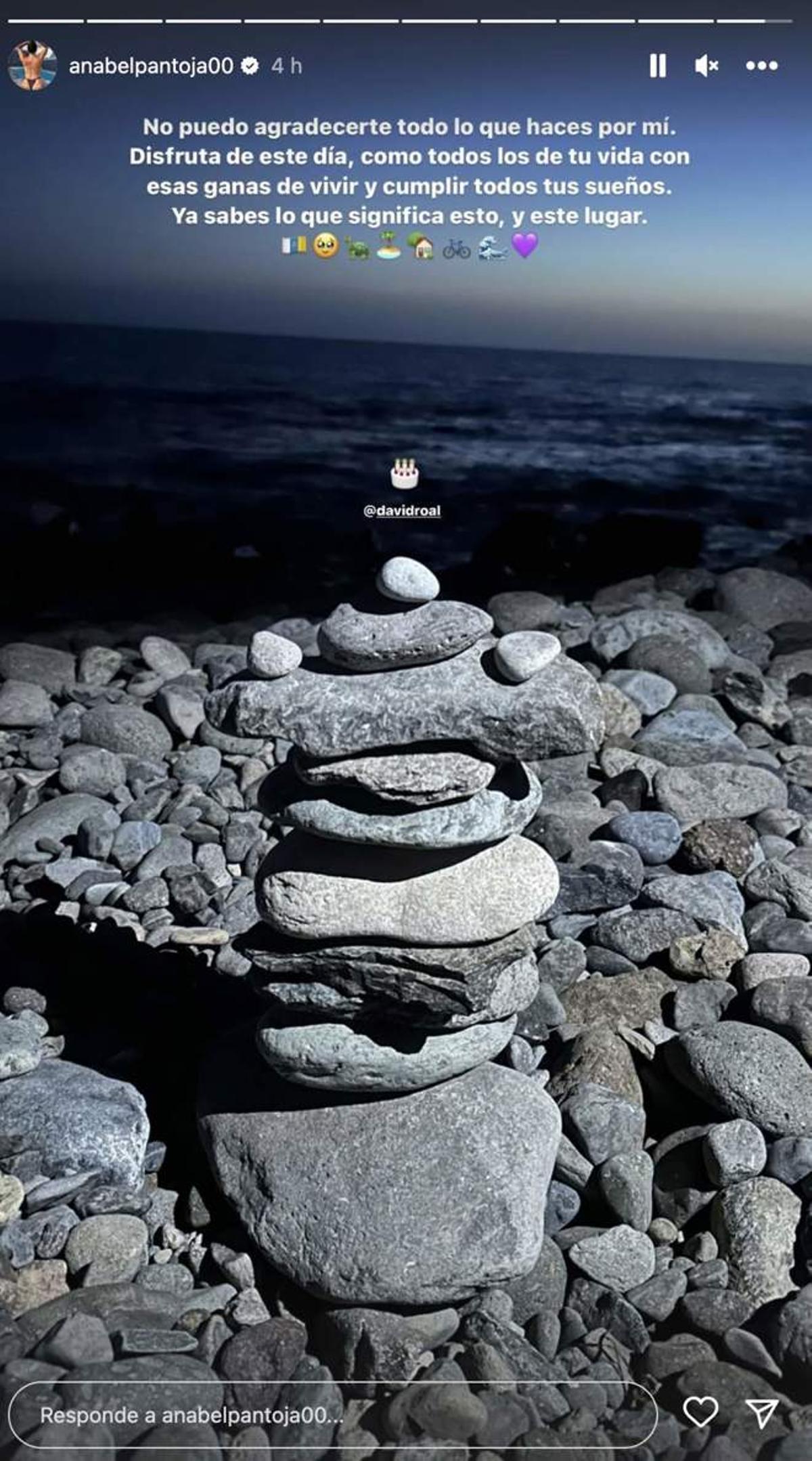 Anabel Pantoja se declaró a su novio por Instagram