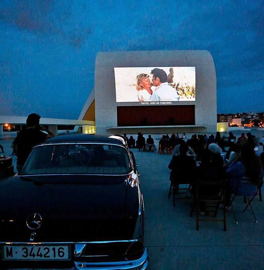 El autocine del Niemeyer, el pasado verano
