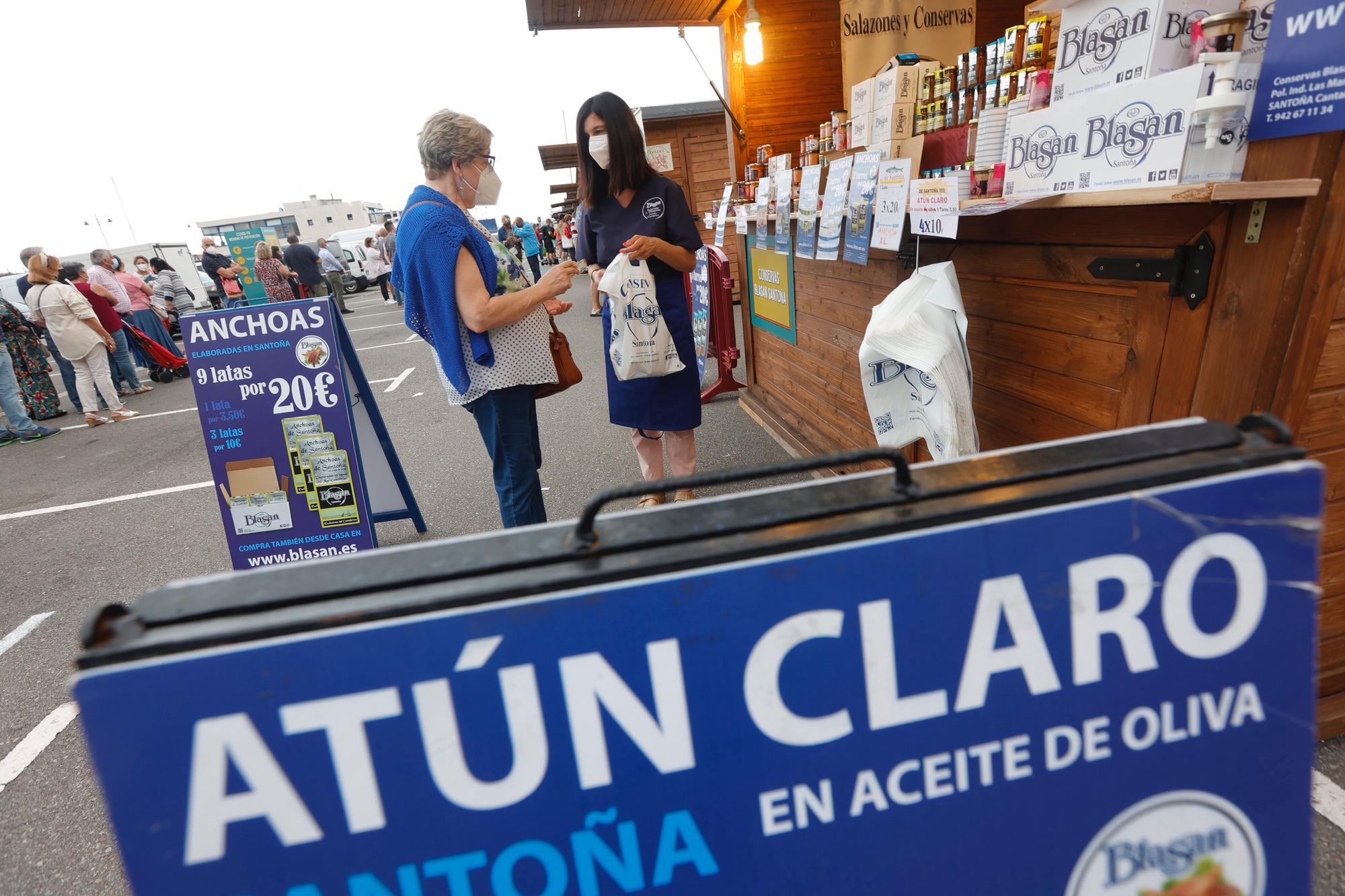 La feria de la conserva, un éxito en Candás