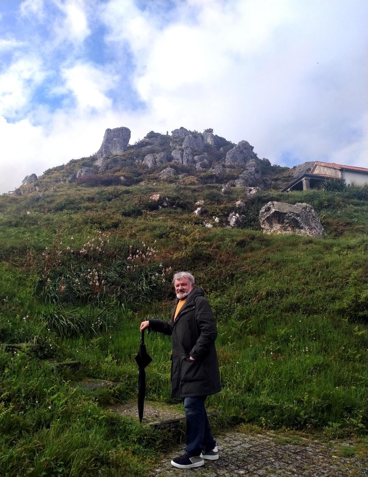 Felipe Senén en el Pico Sacro