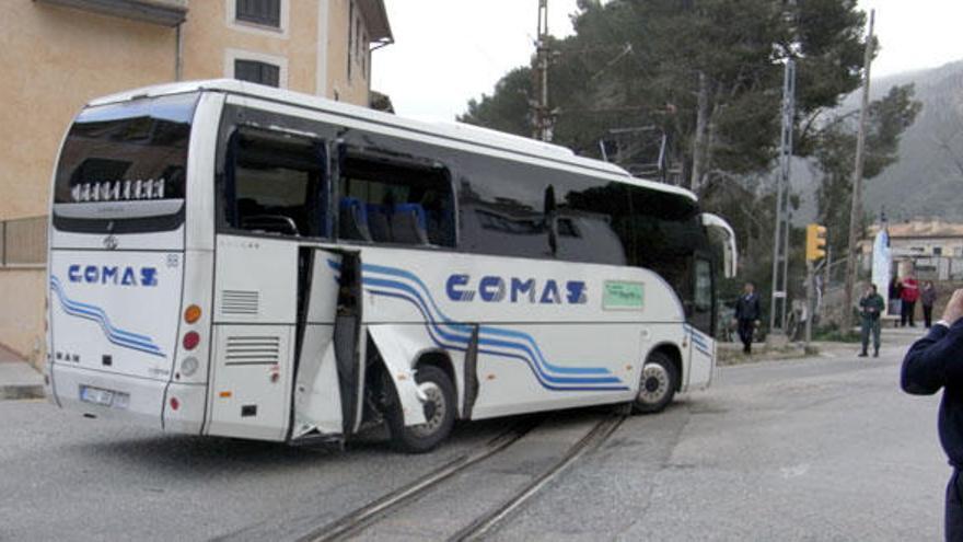 El estado del autobús después del accidente