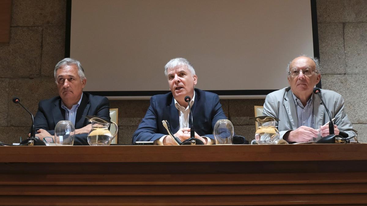 Presentación del informe, en Santiago