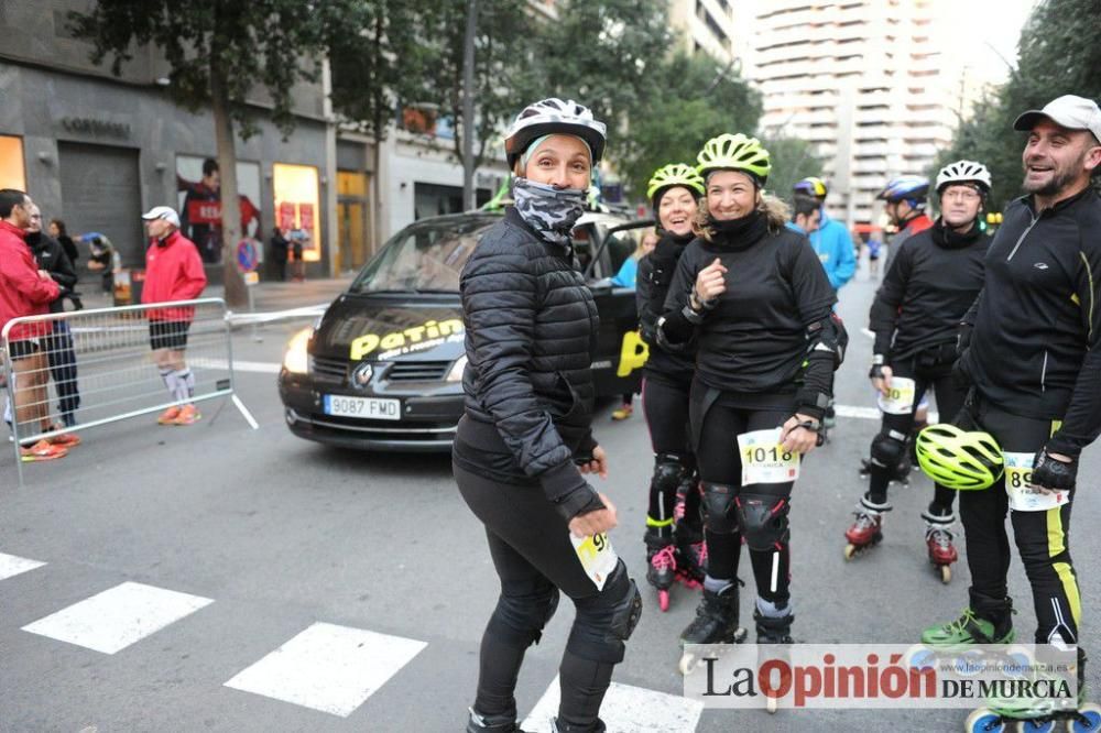 Murcia Maratón. Salida patinadores