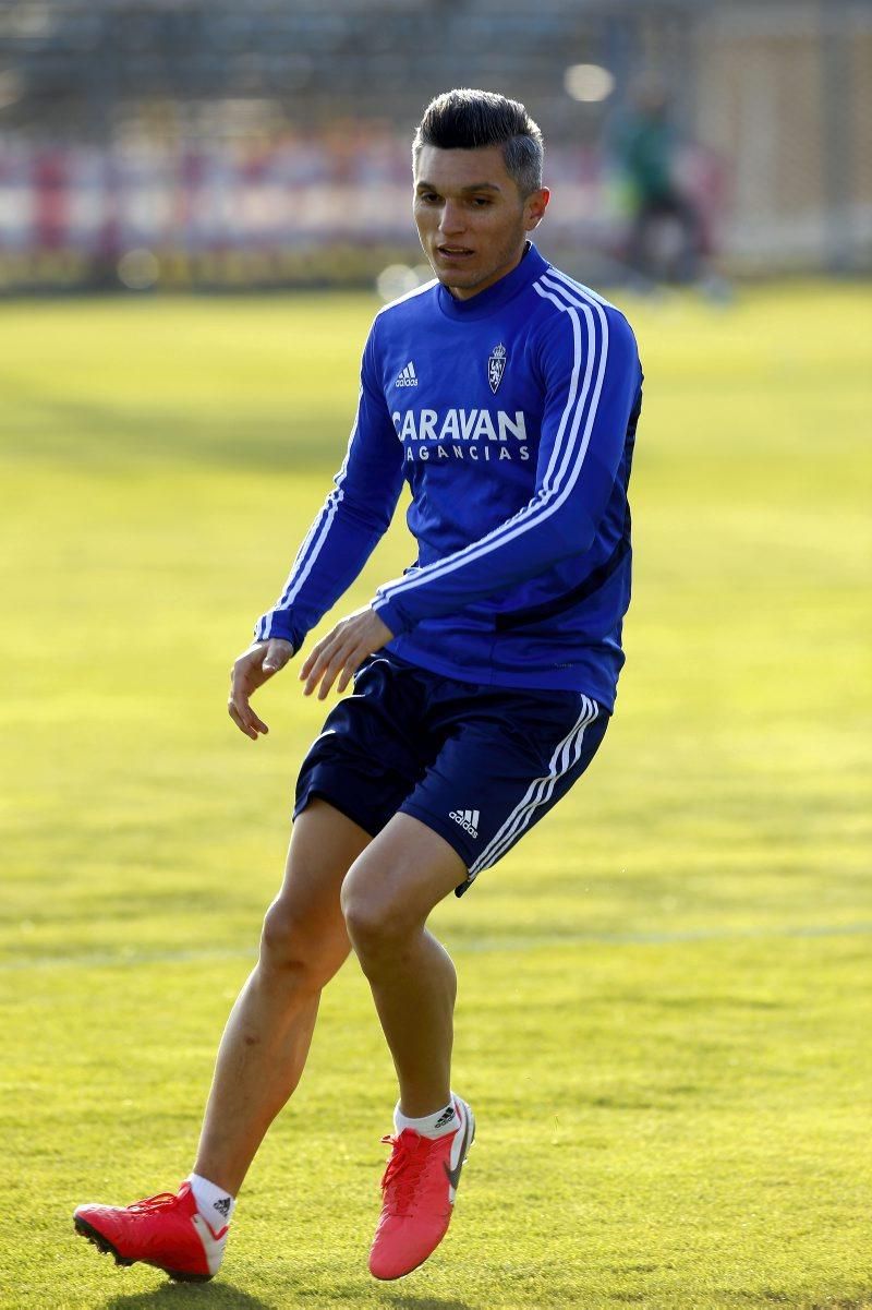 Entrenamiento del Real Zaragoza, 25 de febrero