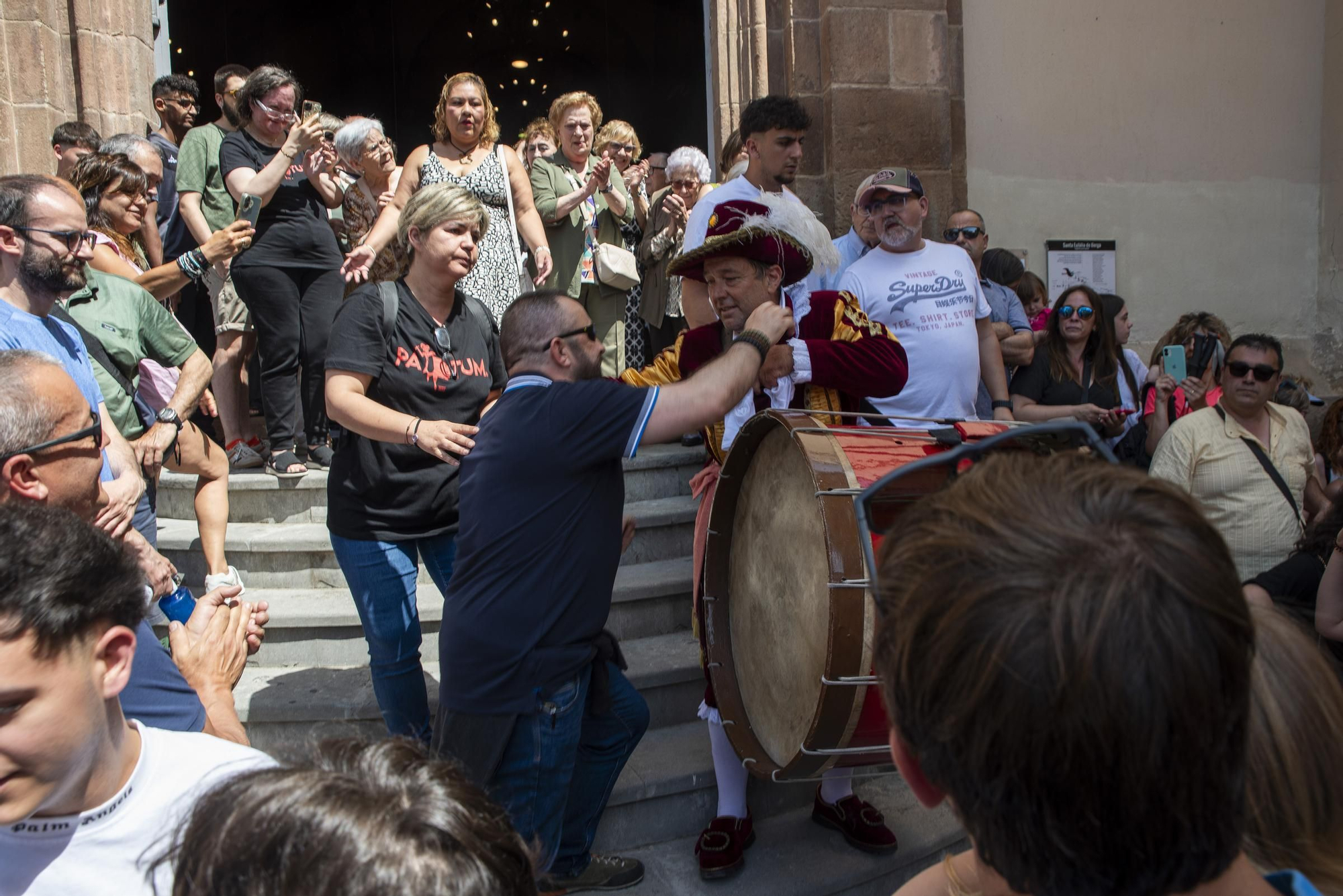Ple de Patum i cercavila del Tabal a Berga