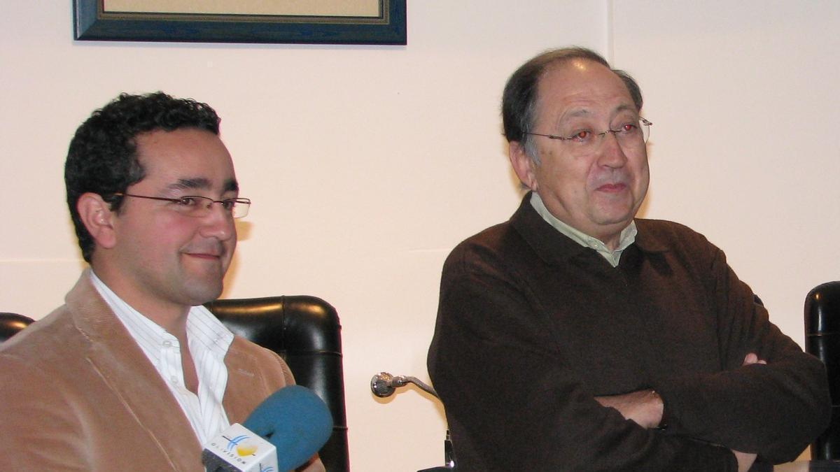 Jesús Rojano y Luis Moreno, juntos, en una foto de archivo.