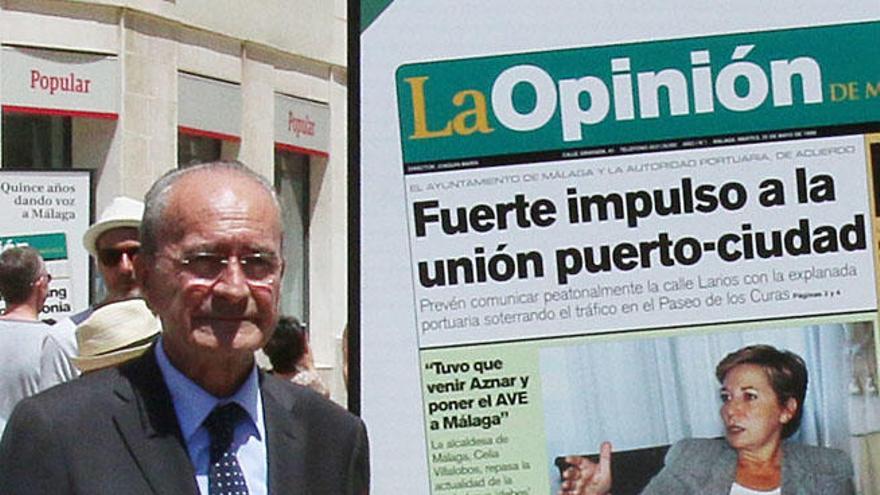 De la Torre, este mediodía, en la calle Larios.