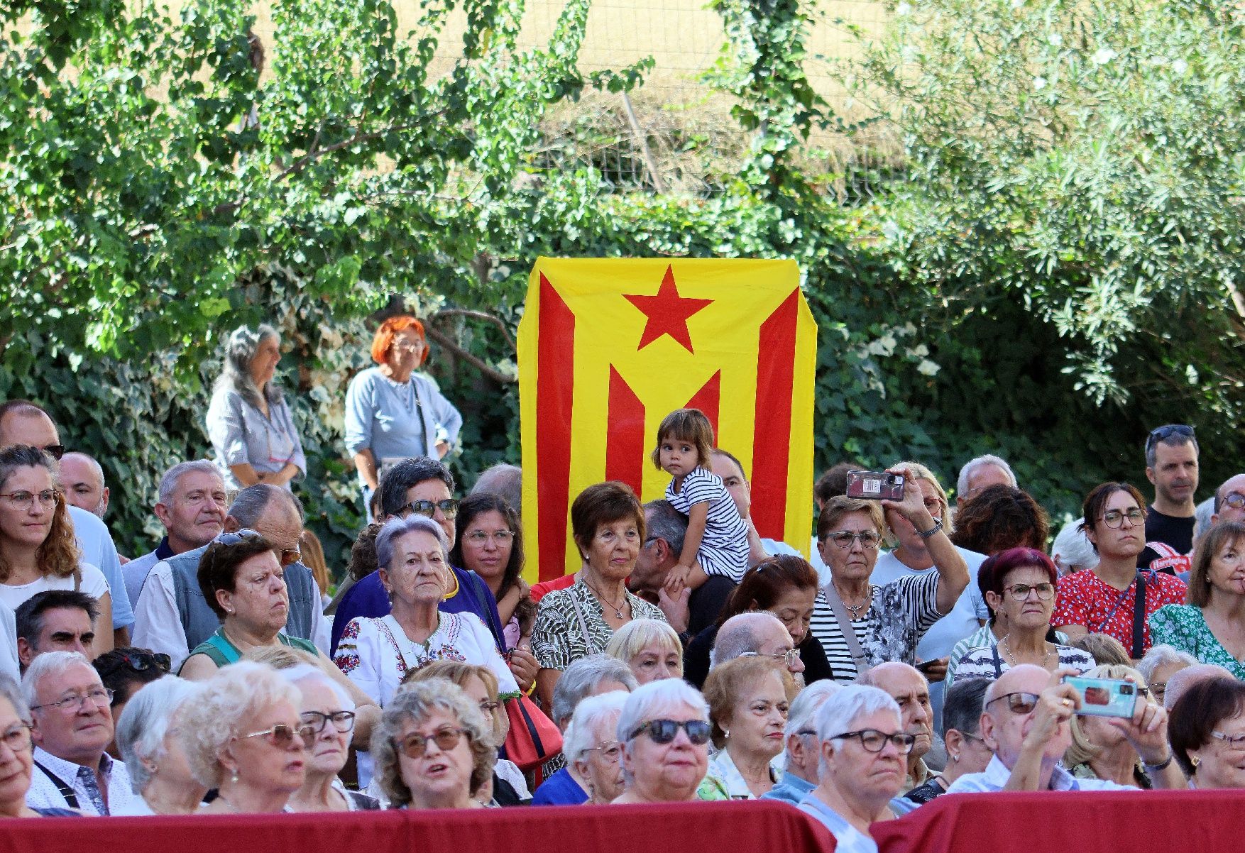 Així ha estat l'acte institucional per la Diada a Manresa