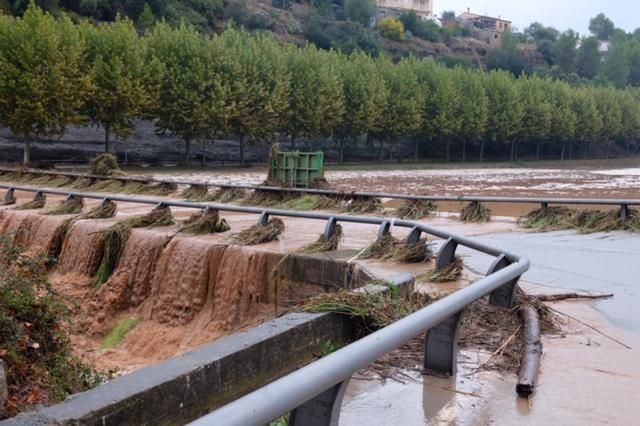 El llac de Navarcles, aquest matí