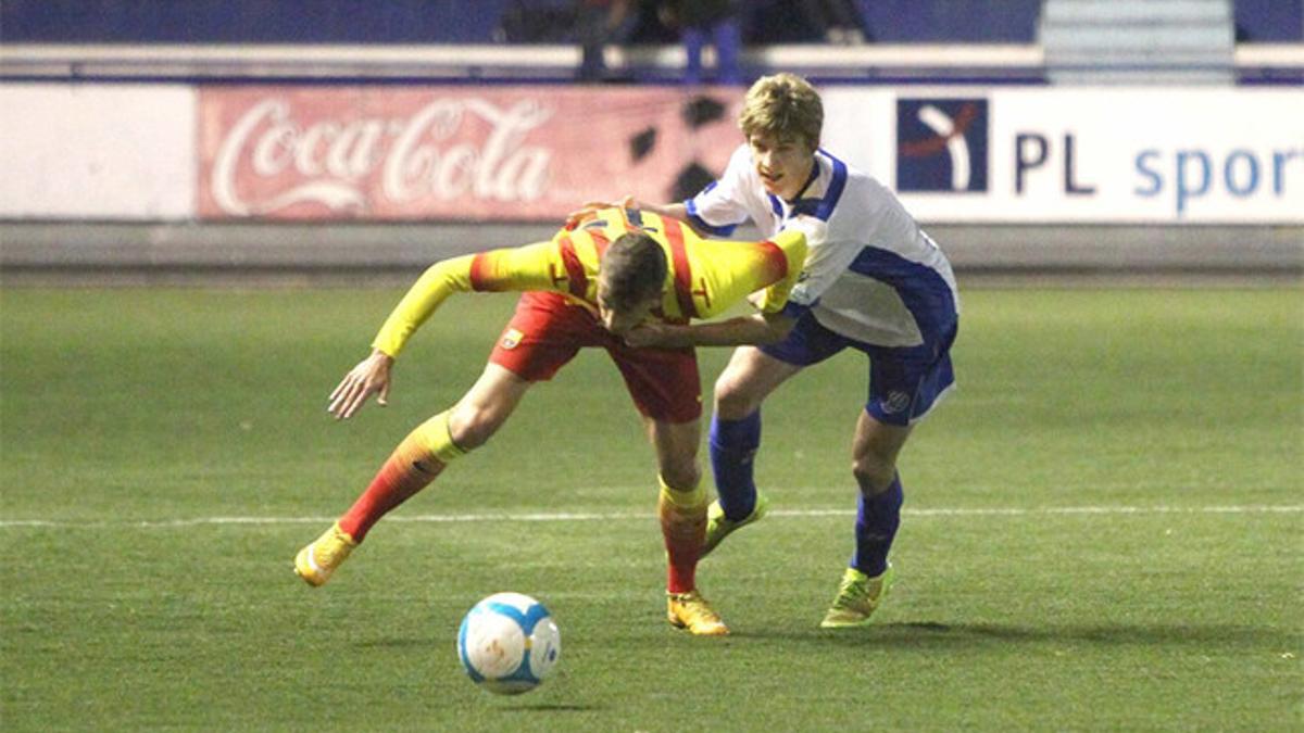 El Barça B sucumbió ante el Europa