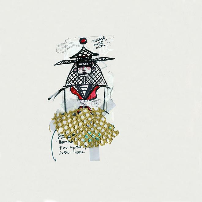 Boceto de Jean Paul Goude para Desigual