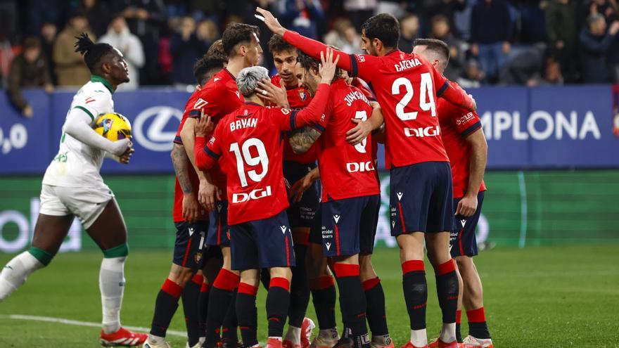 El 1-0 de Osasuna en el Osasuna 1-2 Getafe de la jornada 28 de LaLiga ...