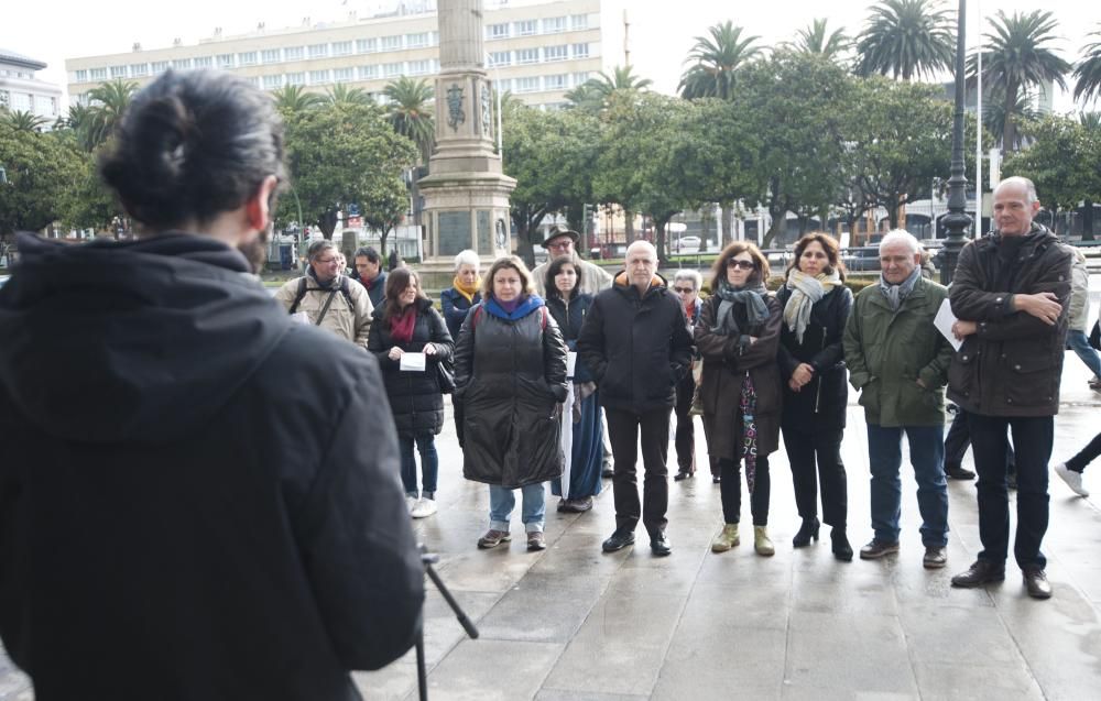 Protesta en A Coruña por los recortes en sanidad