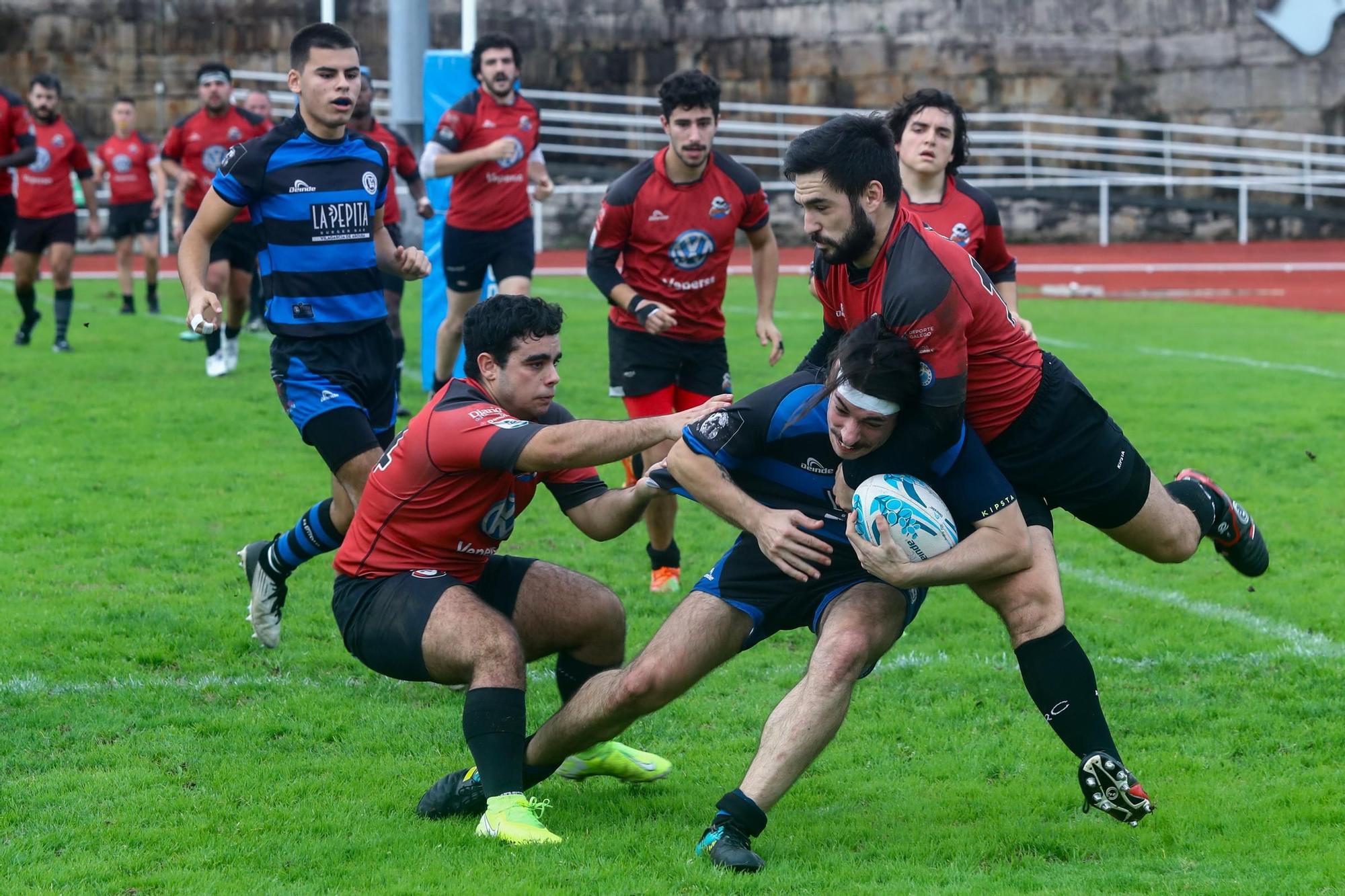 Las mejores imágenes de la victoria del Os Ingleses ante el Pontevedra Rugby Club