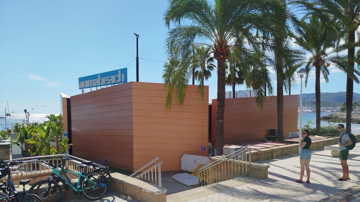 Exterior del Ánima Beach, que tendrá una renovación de 1,7 millones de euros.