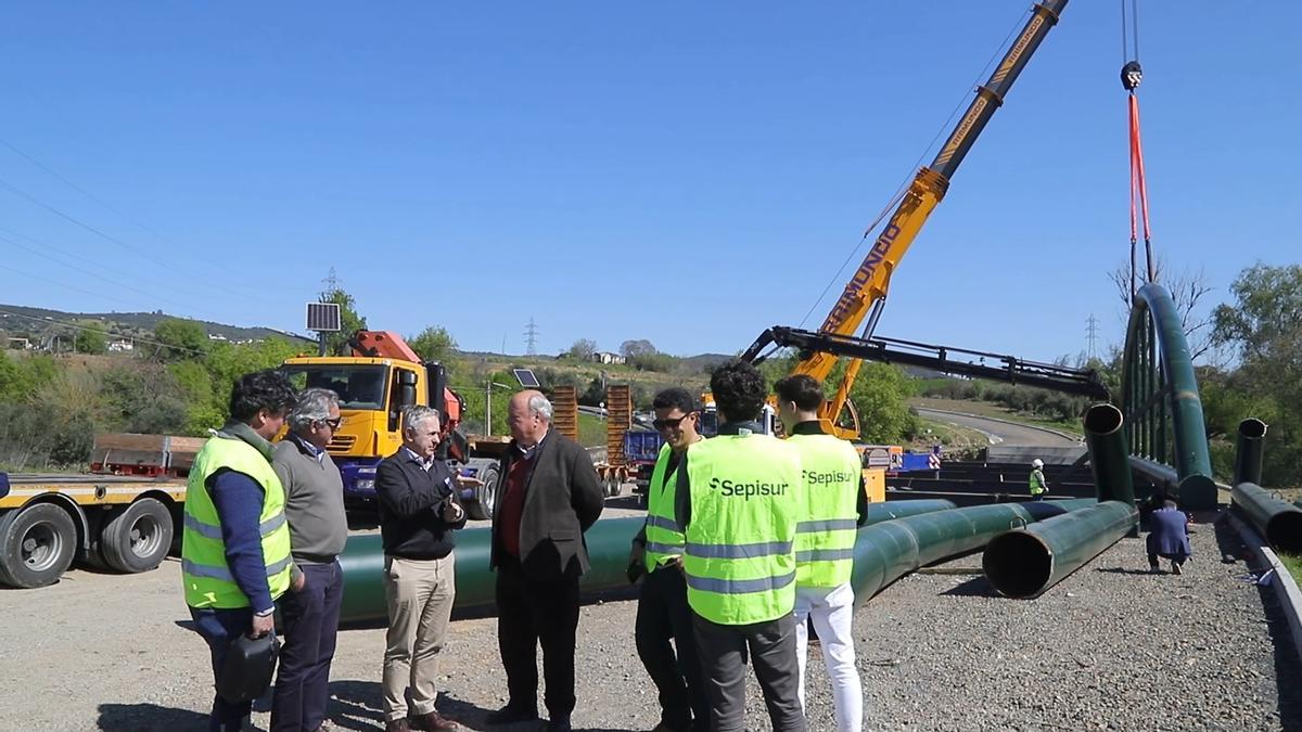 Avanza el nuevo puente de Alcolea