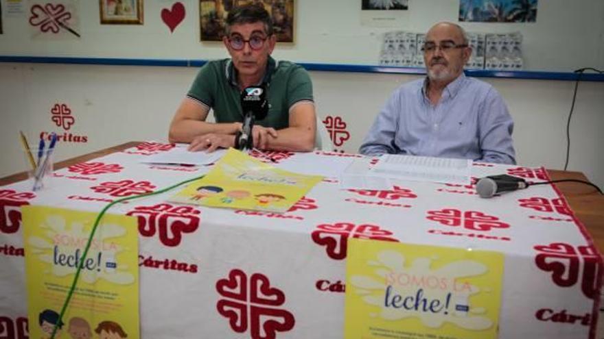 Segunda campaña de Cáritas de recogida de leche a beneficio del Economato