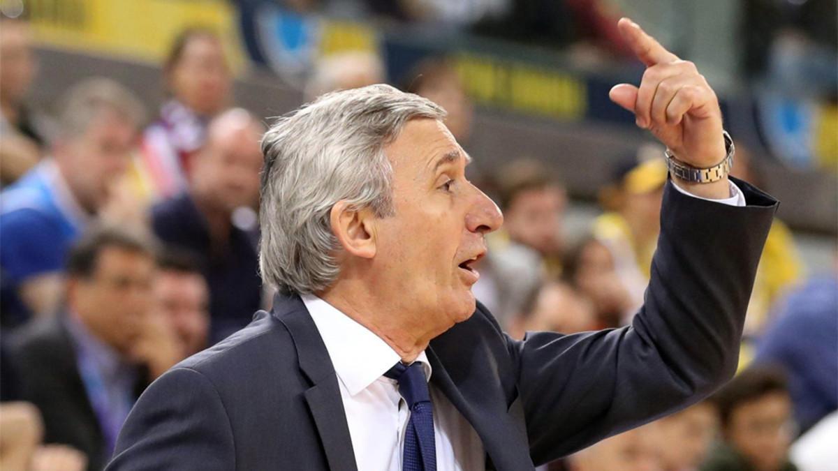 Svetislav Pesic, entrenador del Barça Lassa de basket