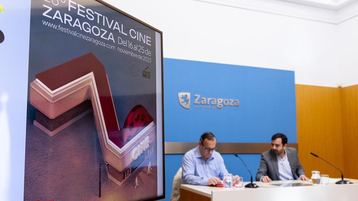 El Festival de cine de Zaragoza se ha presentado este jueves en el ayuntamiento.