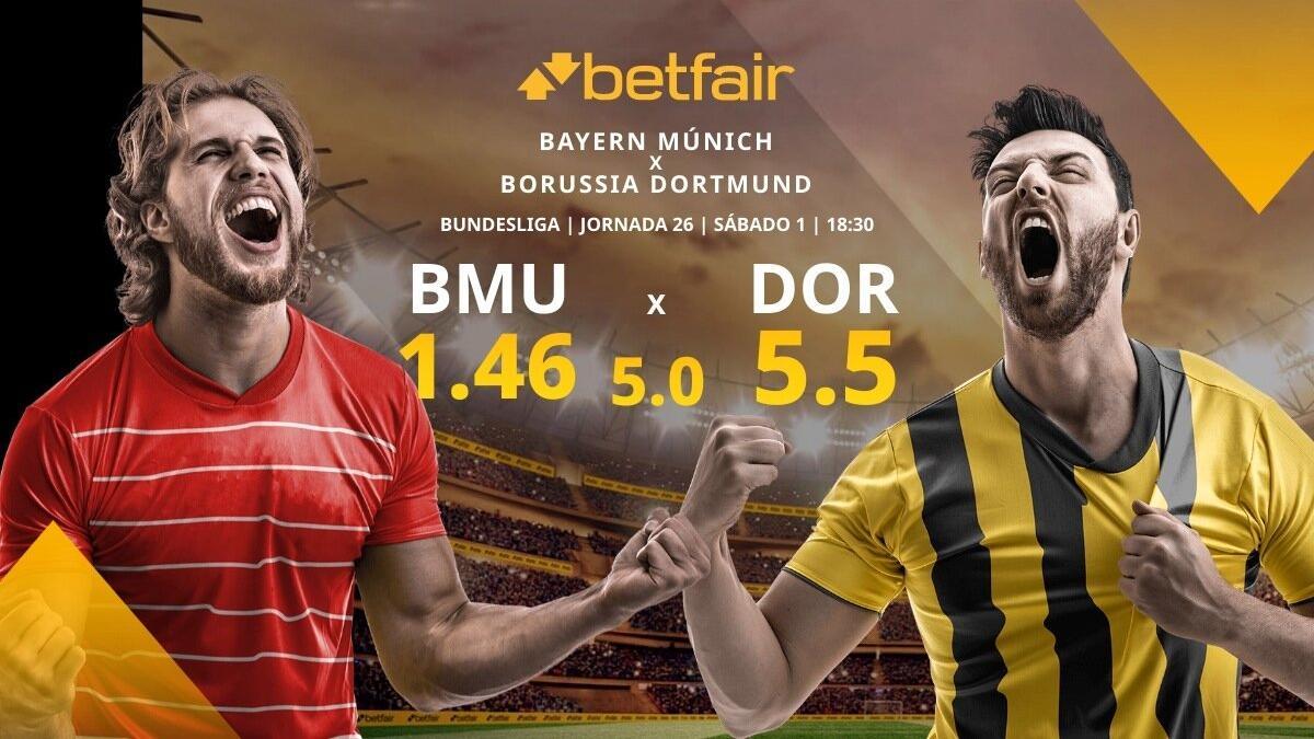 Bayern de Múnich vs. Borussia Dortmund: alineaciones, horario, TV, estadísticas y pronósticos