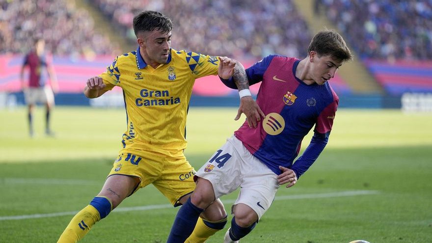 Pablo Torre, en el partido contra Las Palmas de esta temporada.