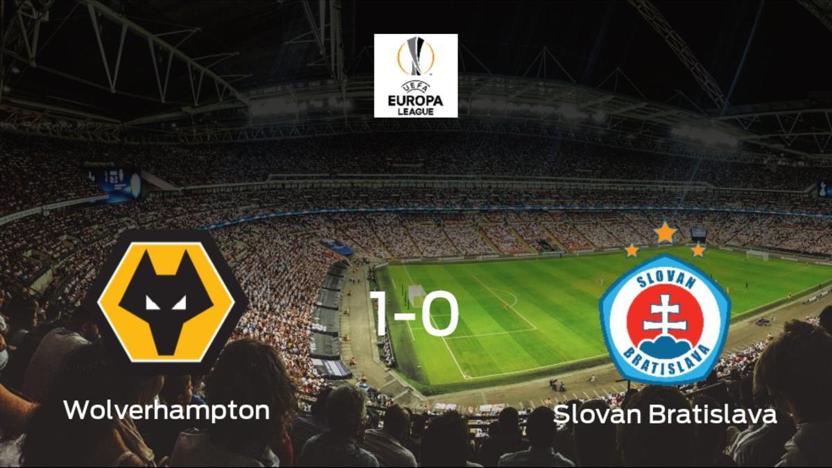 El Wolverhampton Wanderers gana 1-0 en su estadio frente al Slovan Bratislava