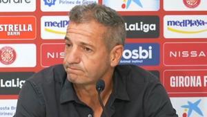 Quique Cárcel, satisfecho con la temporada del Girona