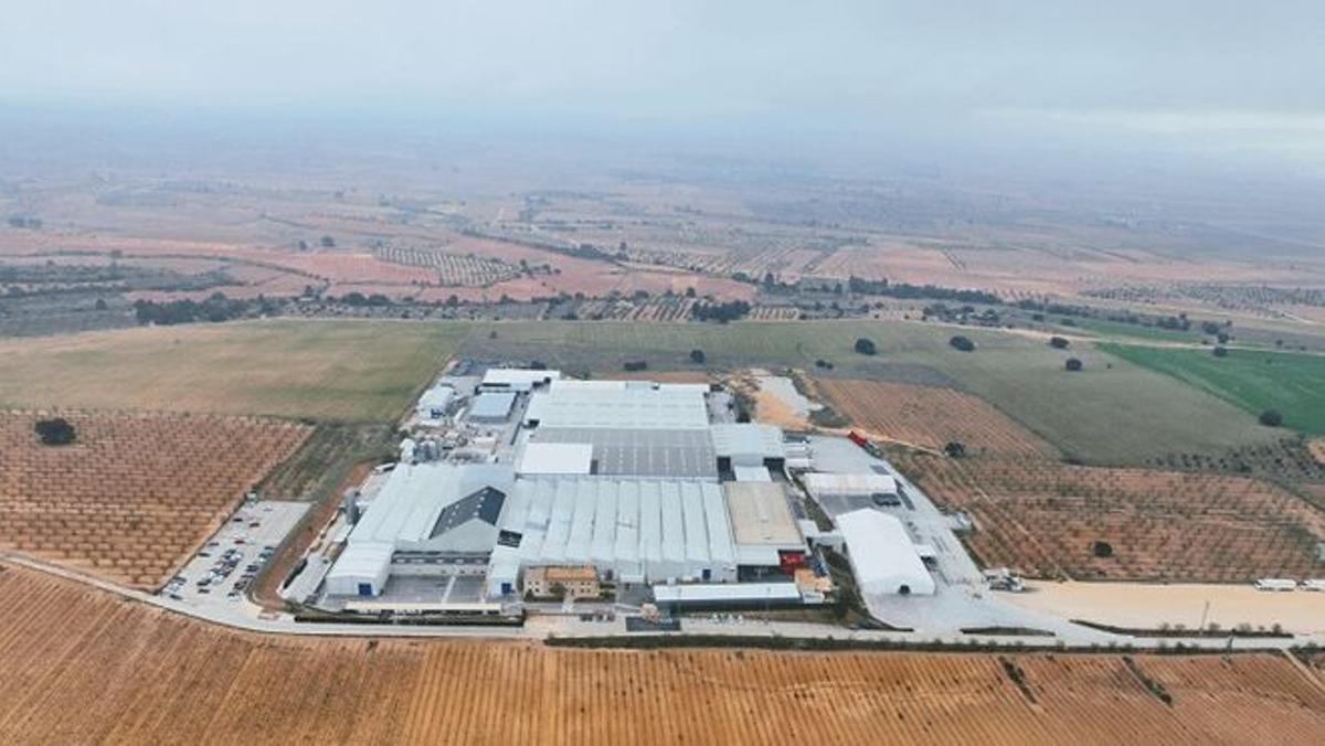 Planta del agua mineral San Benedetto en San Antonio.