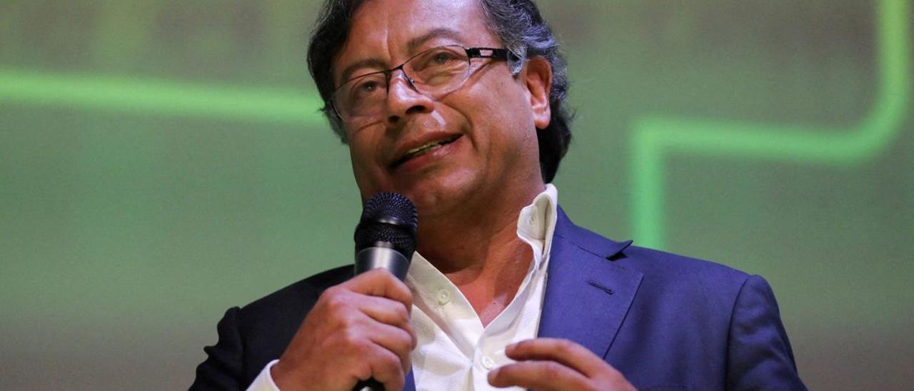 El candidato a las presidenciales colombianas Gustavo Petro.