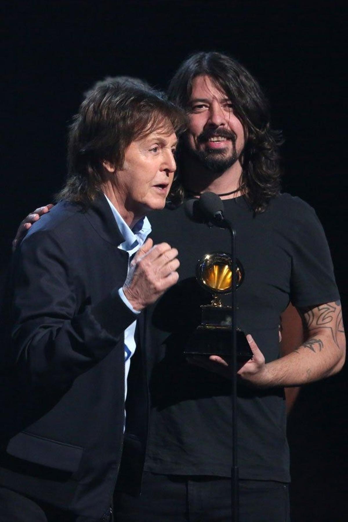 Paul McCartney y Dave Grohl