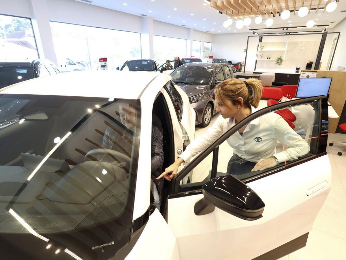 Un concesionario de Toyota en Pontevedra.