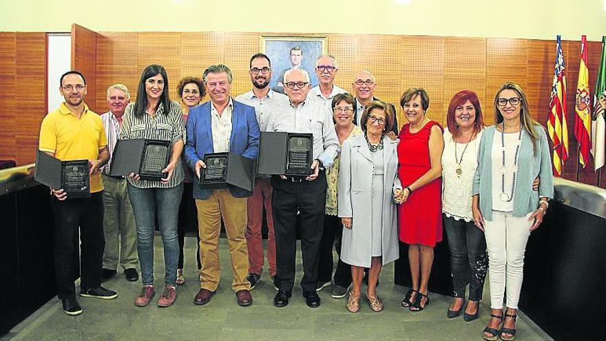 Los autores reconocidos en la XXVI edición de los premios.