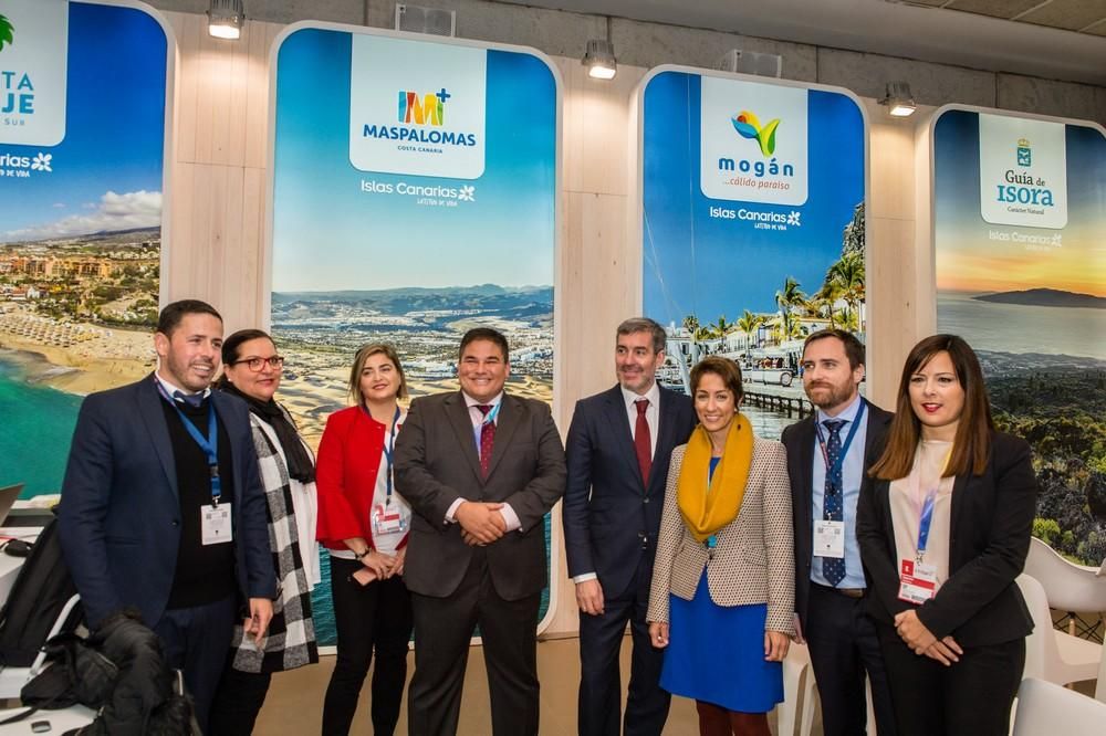 Inauguración del Pabellón de Canarias en la Feria Internacional de Turismo FITUR 2019.