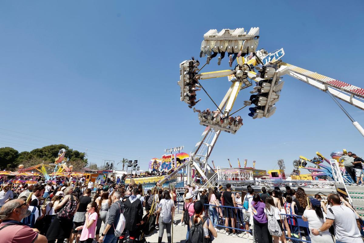 Una de las atracciones de la feria de Santa Faz.