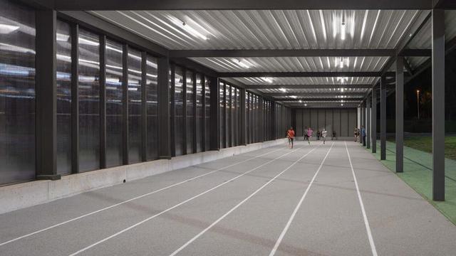 Proyección de pista deportiva cubierta que se va a construir en Ponteareas. | D.P.