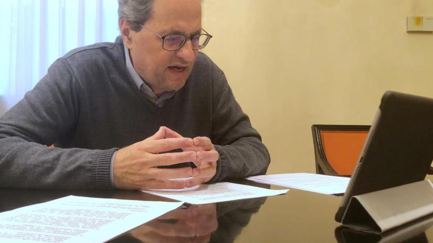 Torra dona positiu   i redobla la pressió a Madrid perquè es confini Catalunya