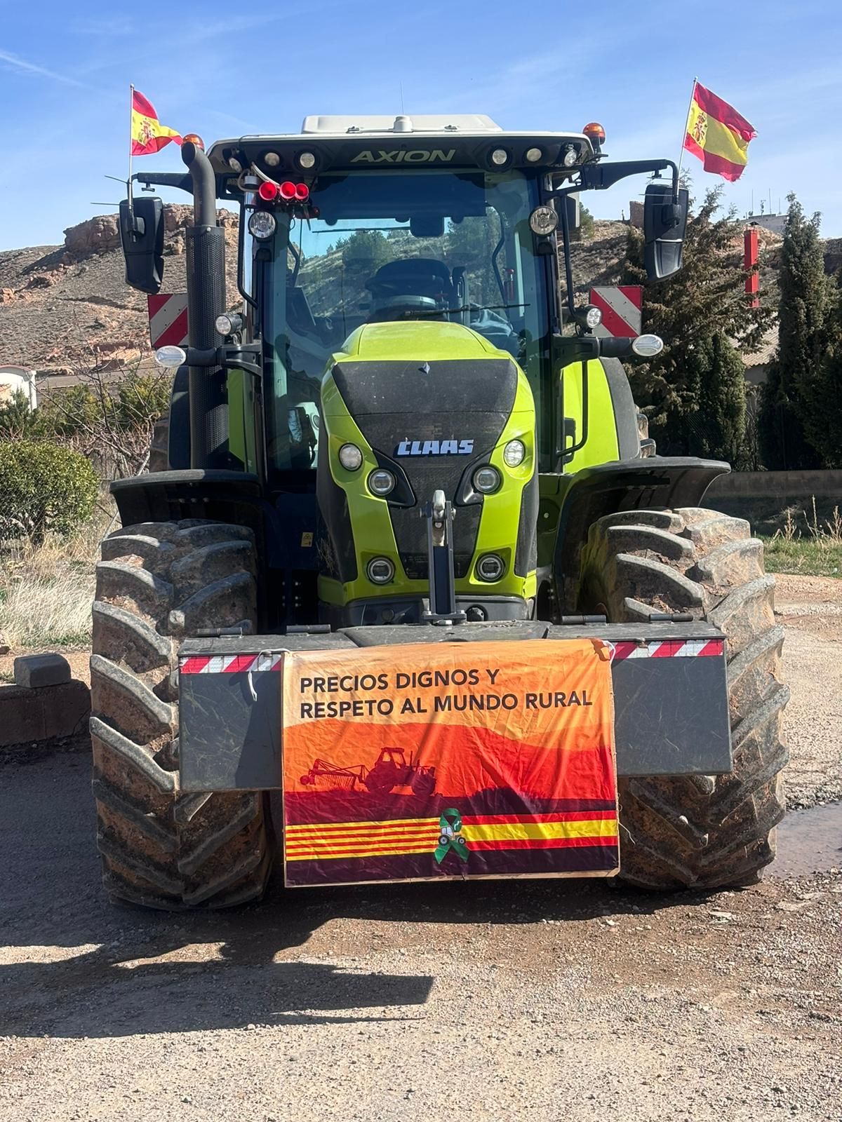 EN IMÁGENES | Decimosexto día de tractoradas en Aragón