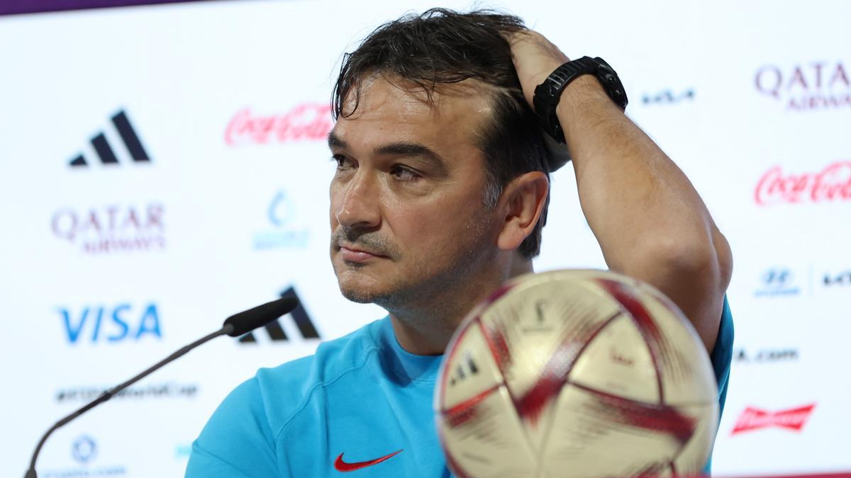 Zlatko Dalic, el seleccionador de Croacia, en la previa ante Argentina