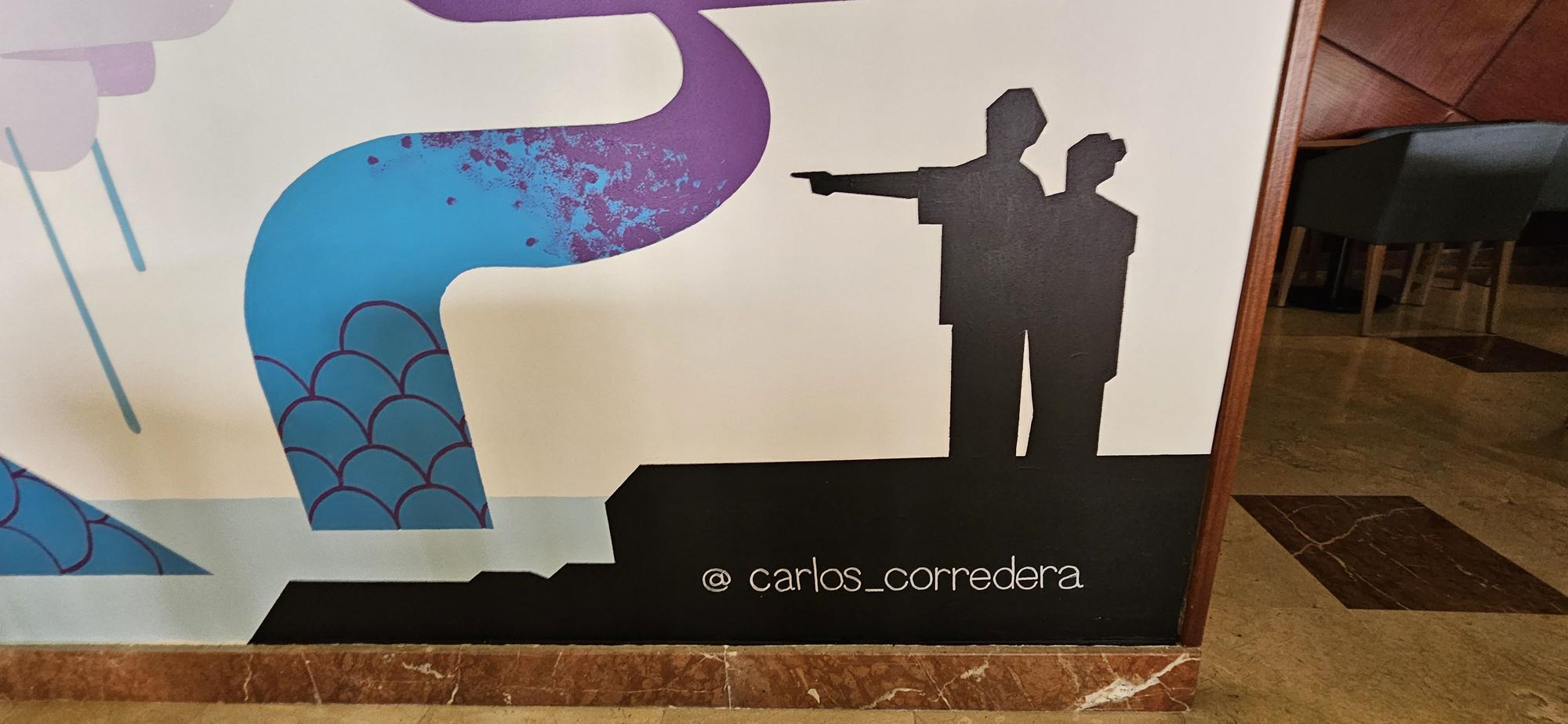 Carlos Corredera ha pintado "Cielo, Tierra y Mar"