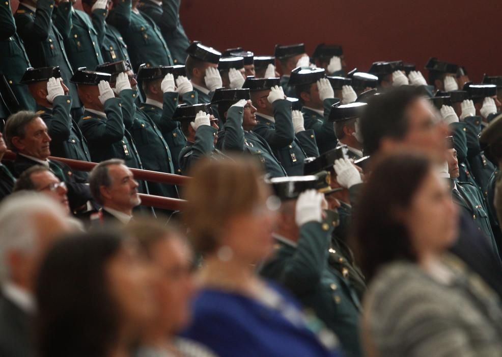 Acto del 173 aniversario de la Fundación de la Guardia Civil en Rubín