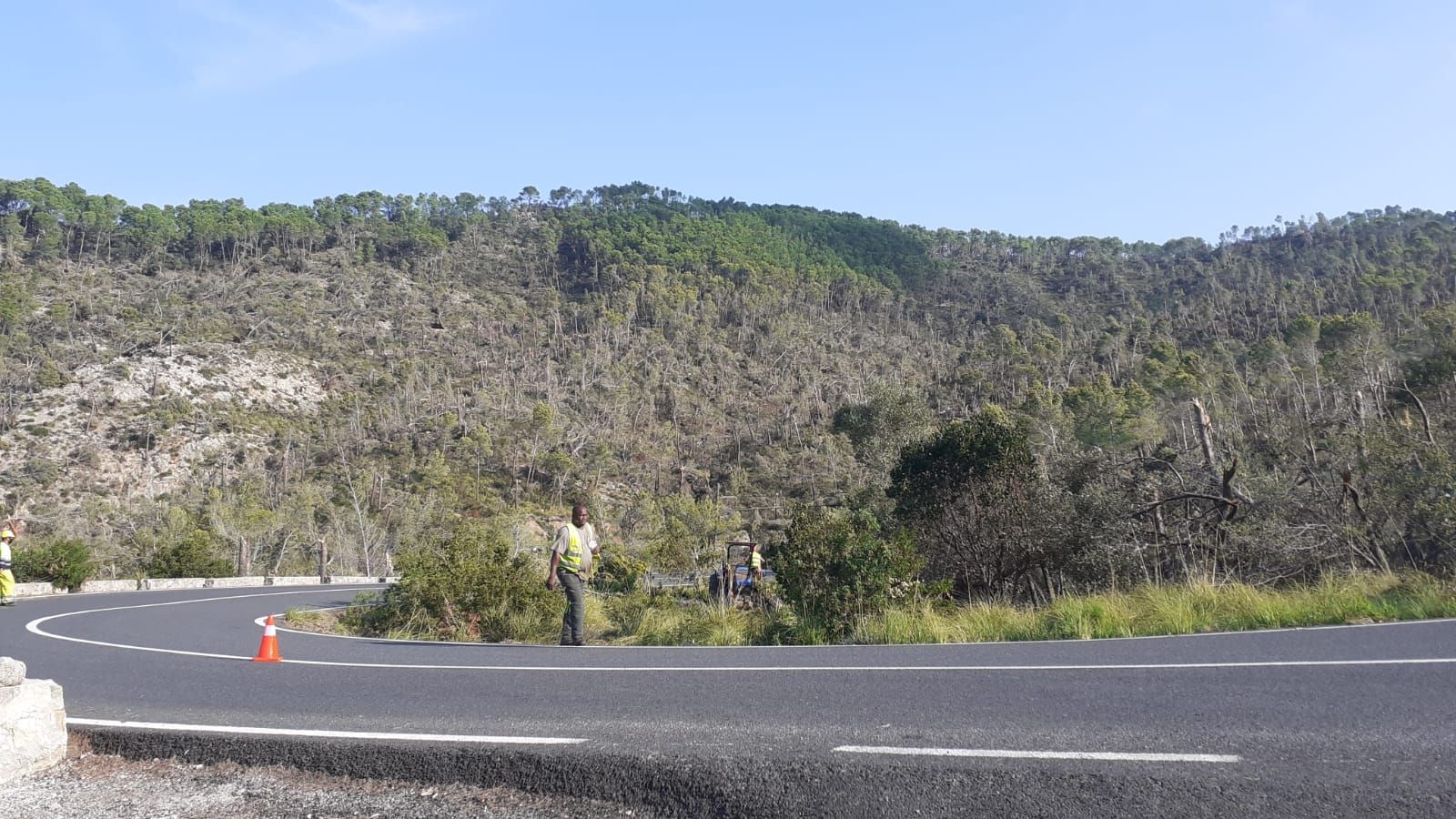 Francina Armengol visita la ‘zona cero’ de la catástrofe ambiental en Banyalbufar