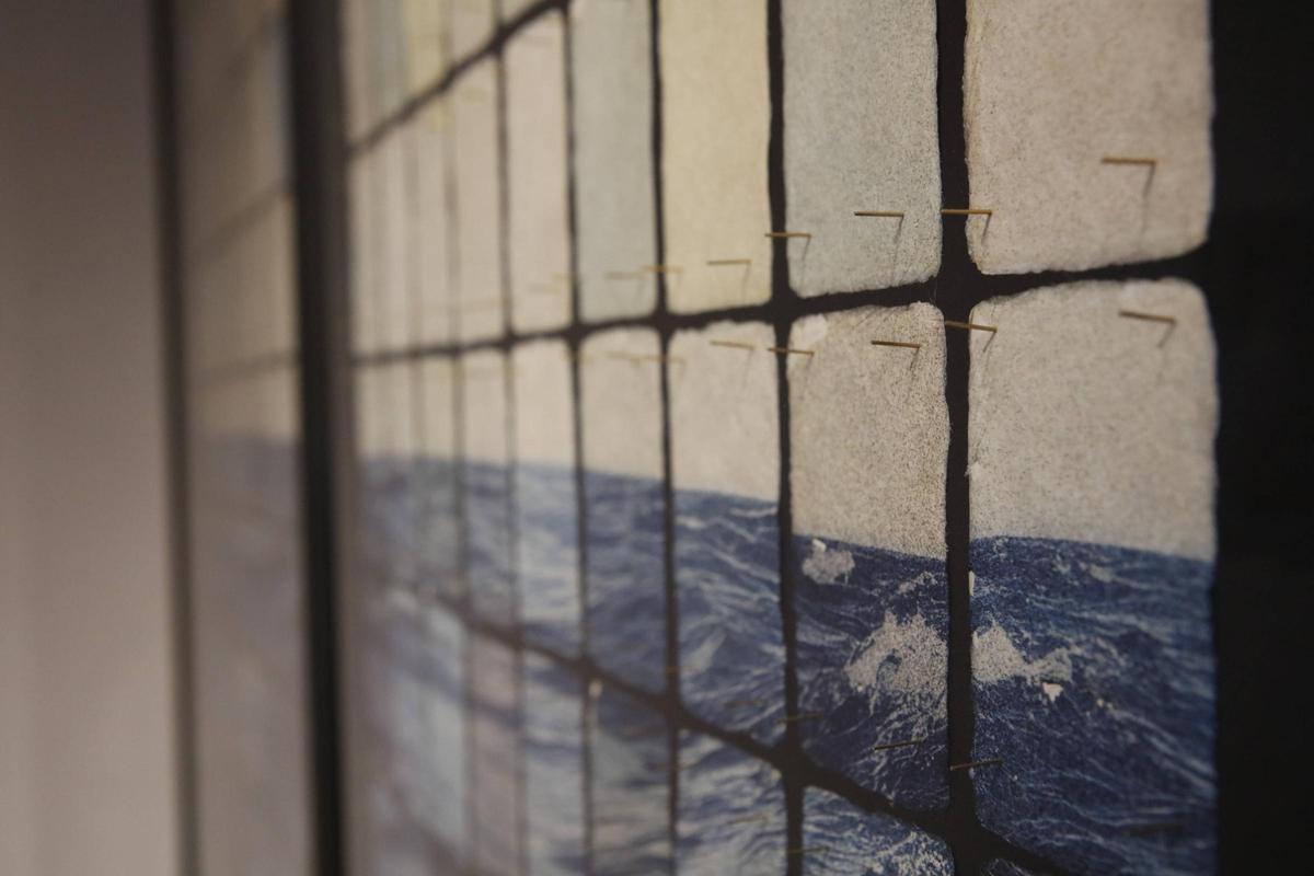 Detail einer Arbeit von Joost Vandebrug-