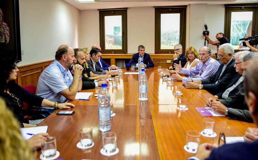 El presidente del Gobierno de Canarias, Fernando ...