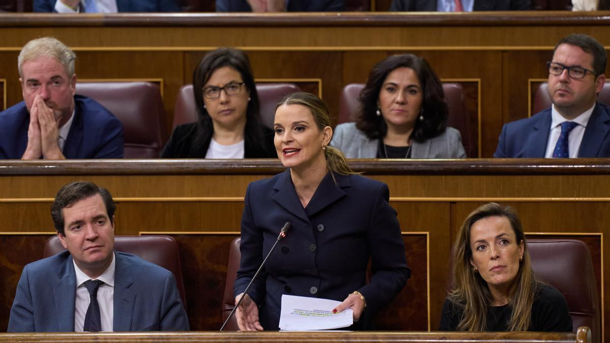 Marga Prohens, en el Congreso. DIEGO PUERTA