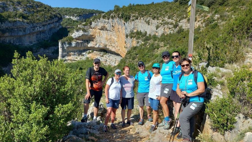 El comité evaluador realiza una ruta por la Prehistoria en la Comarca del Sobrarbe.  | COMARCA DEL SOBRARBE