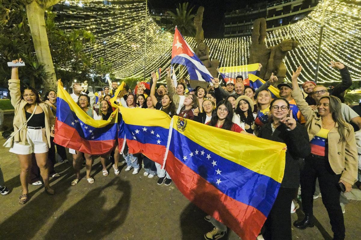 Protestas contra Maduro en Las Palmas de Gran Canaria